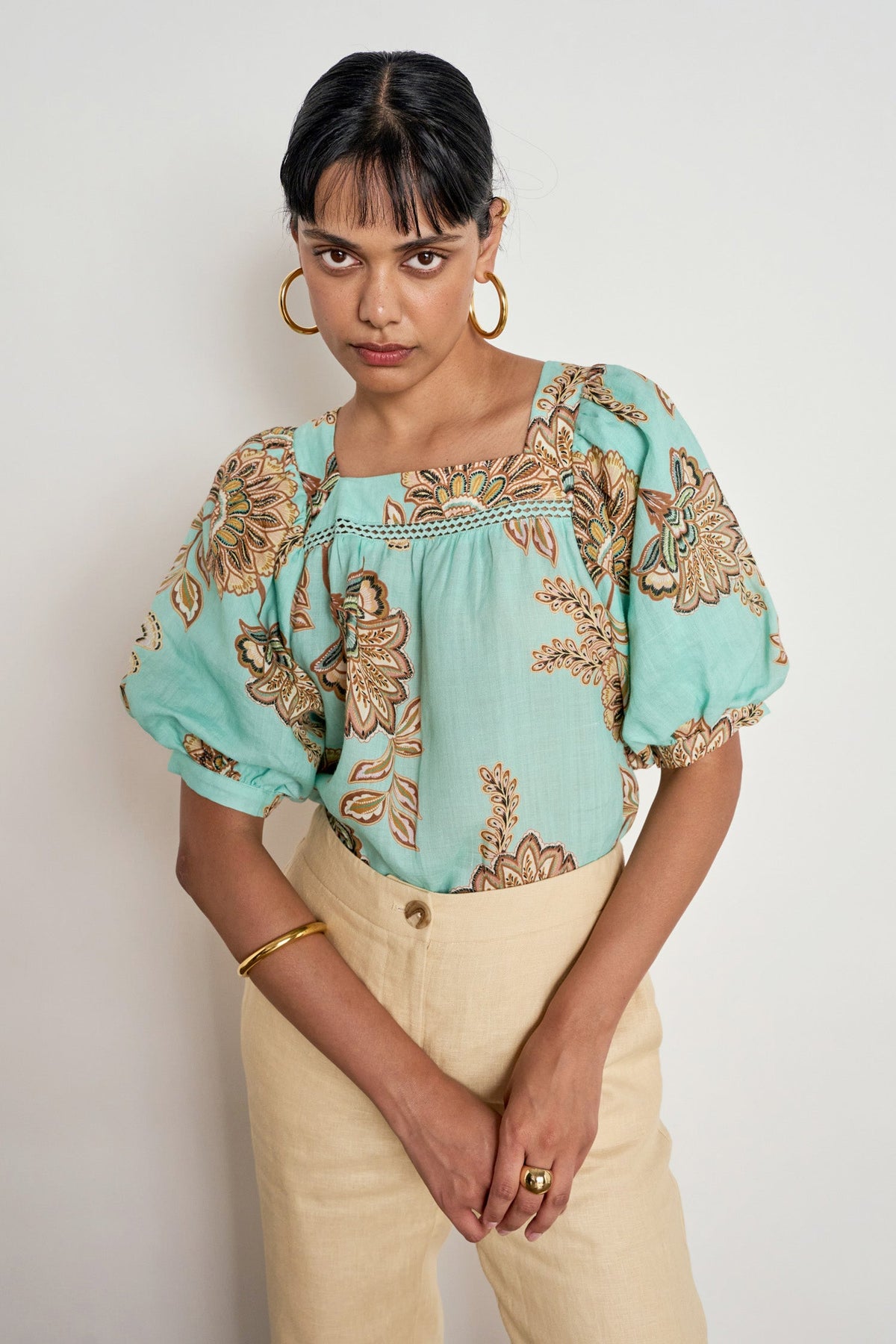 Zoe Kratzmann Grace Top in Mint Kgari