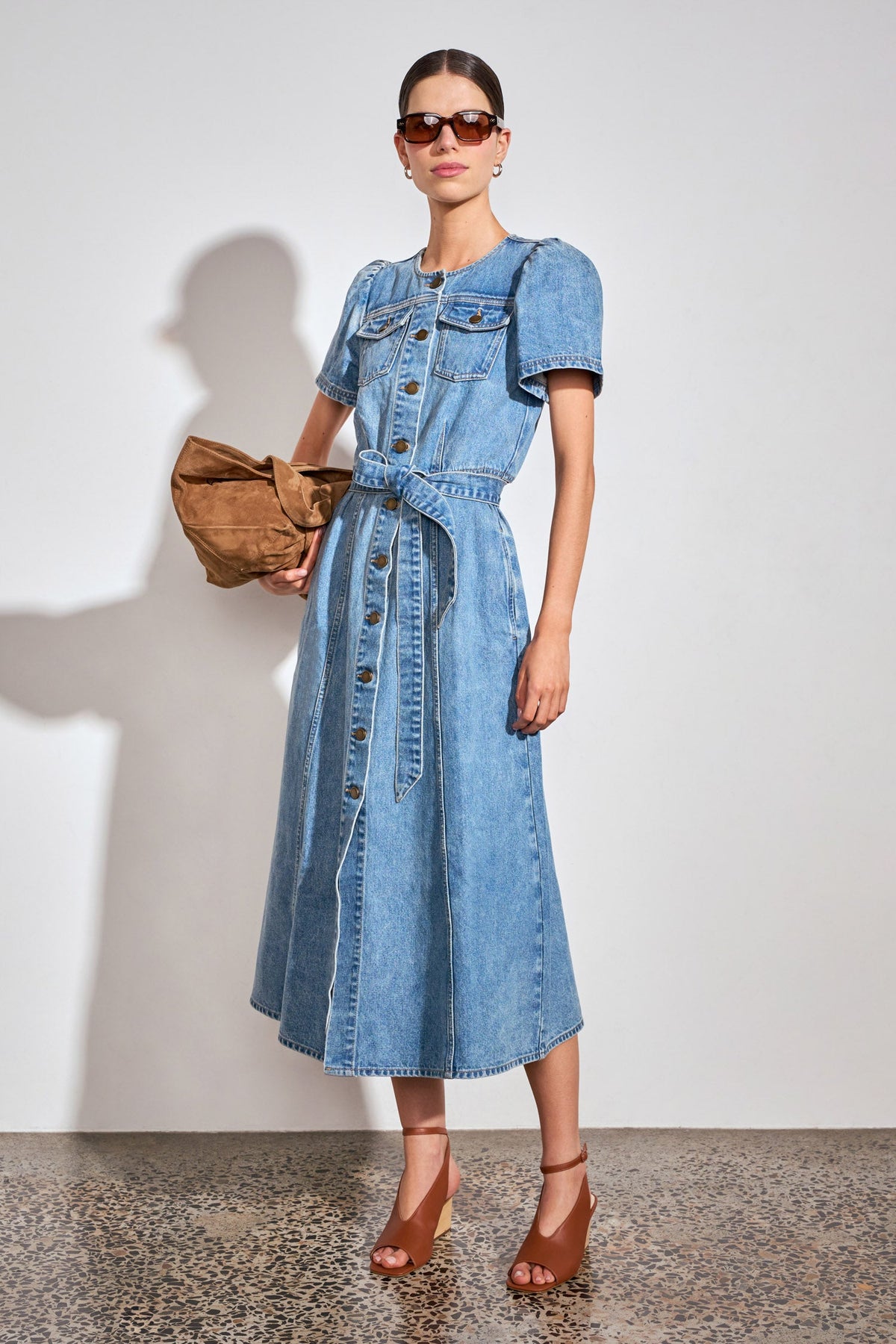 Zoe Kratzmann Allude Dress in Mid Denim