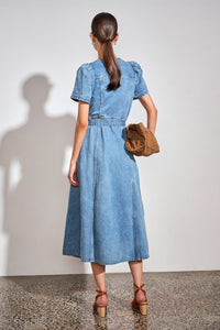 Zoe Kratzmann Allude Dress in Mid Denim