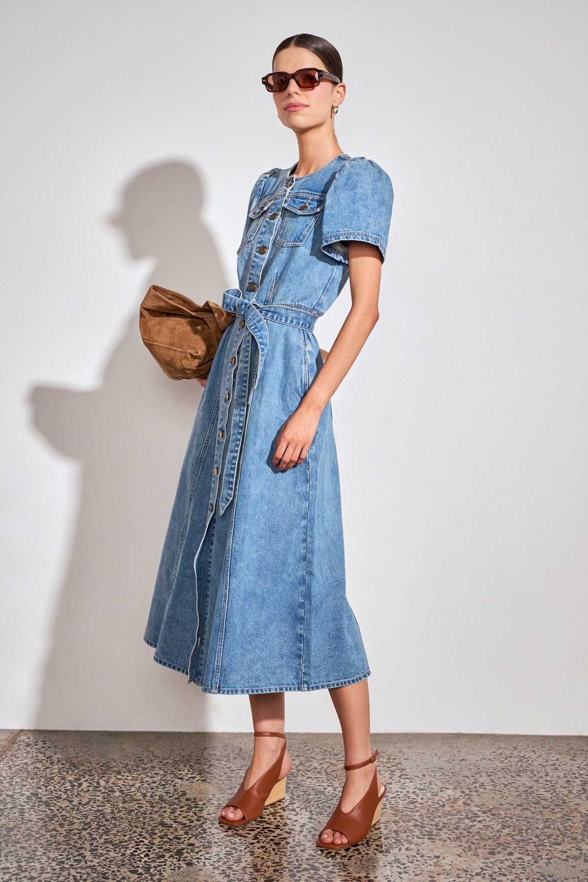 Zoe Kratzmann Allude Dress in Mid Denim