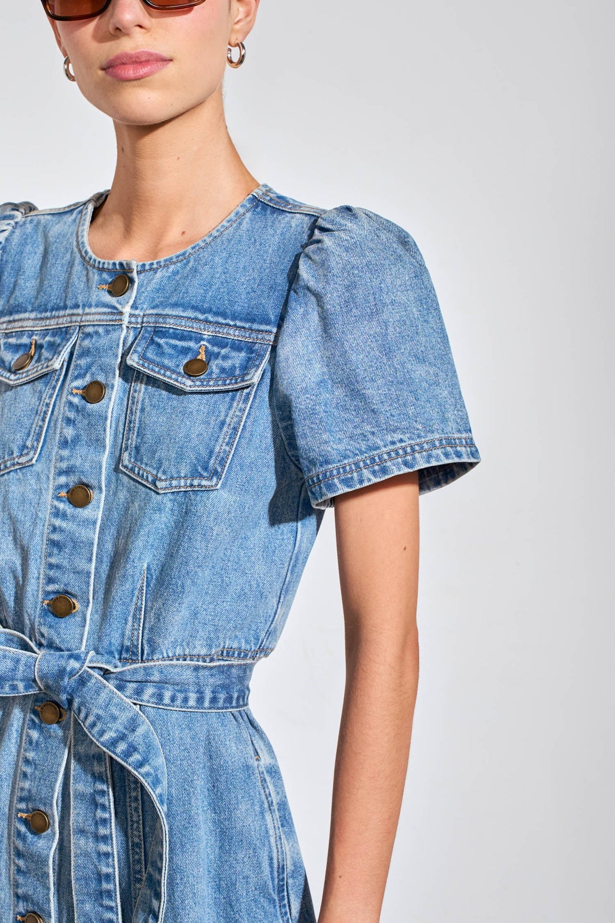 Zoe Kratzmann Allude Dress in Mid Denim