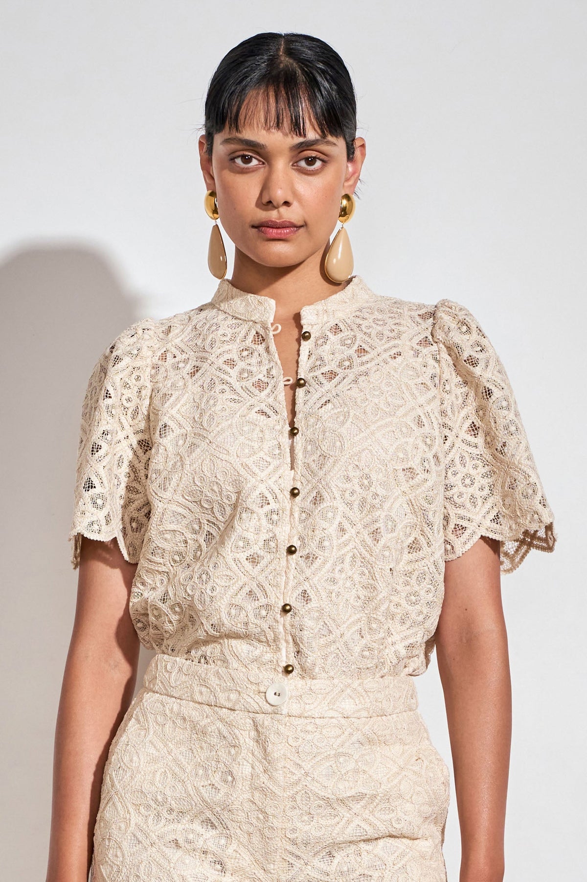 Zoe Kratzmann Flicker Top in Ecru