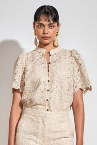 Zoe Kratzmann Flicker Top in Ecru
