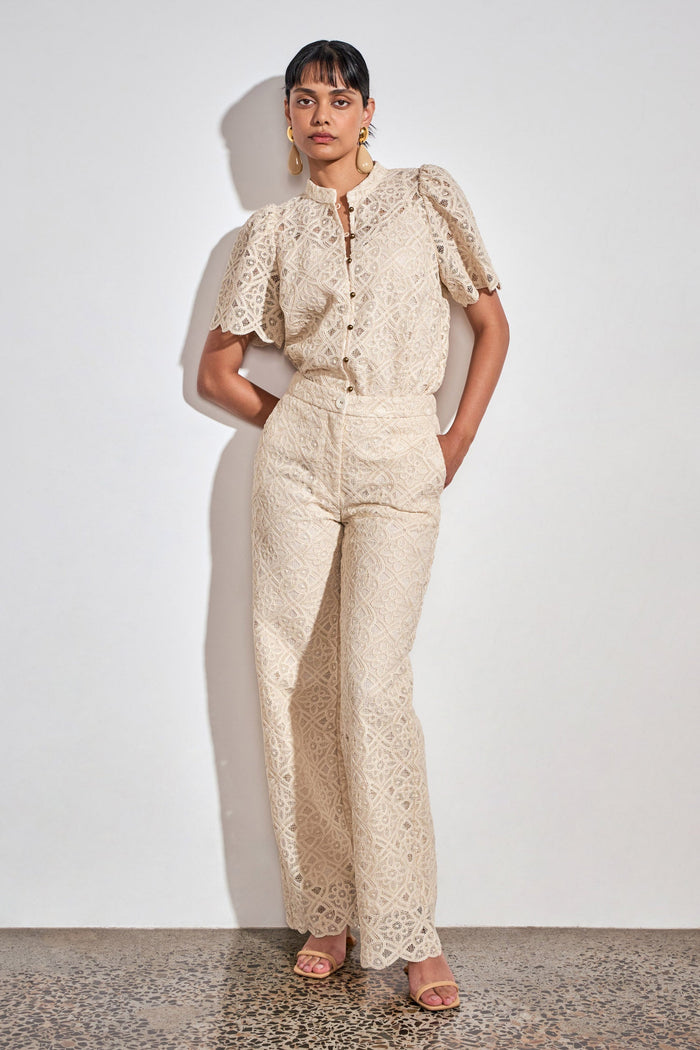 Zoe Kratzmann Flicker Top in Ecru