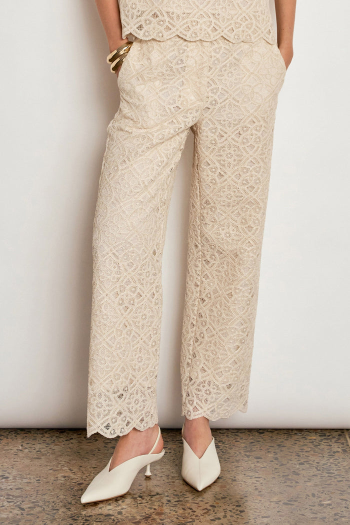 Zoe Kratzmann Direct Pant in Ecru