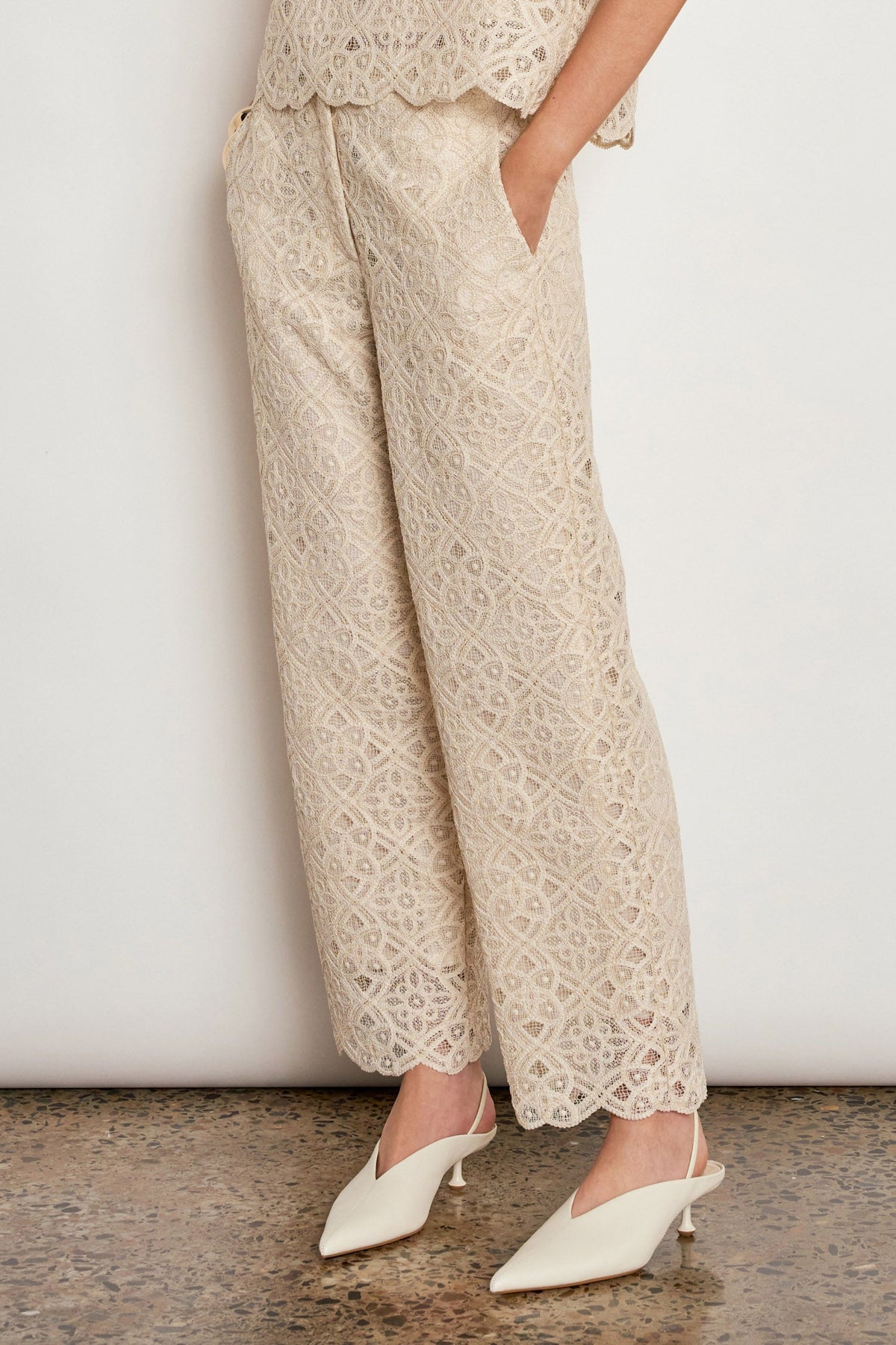 Zoe Kratzmann Direct Pant in Ecru