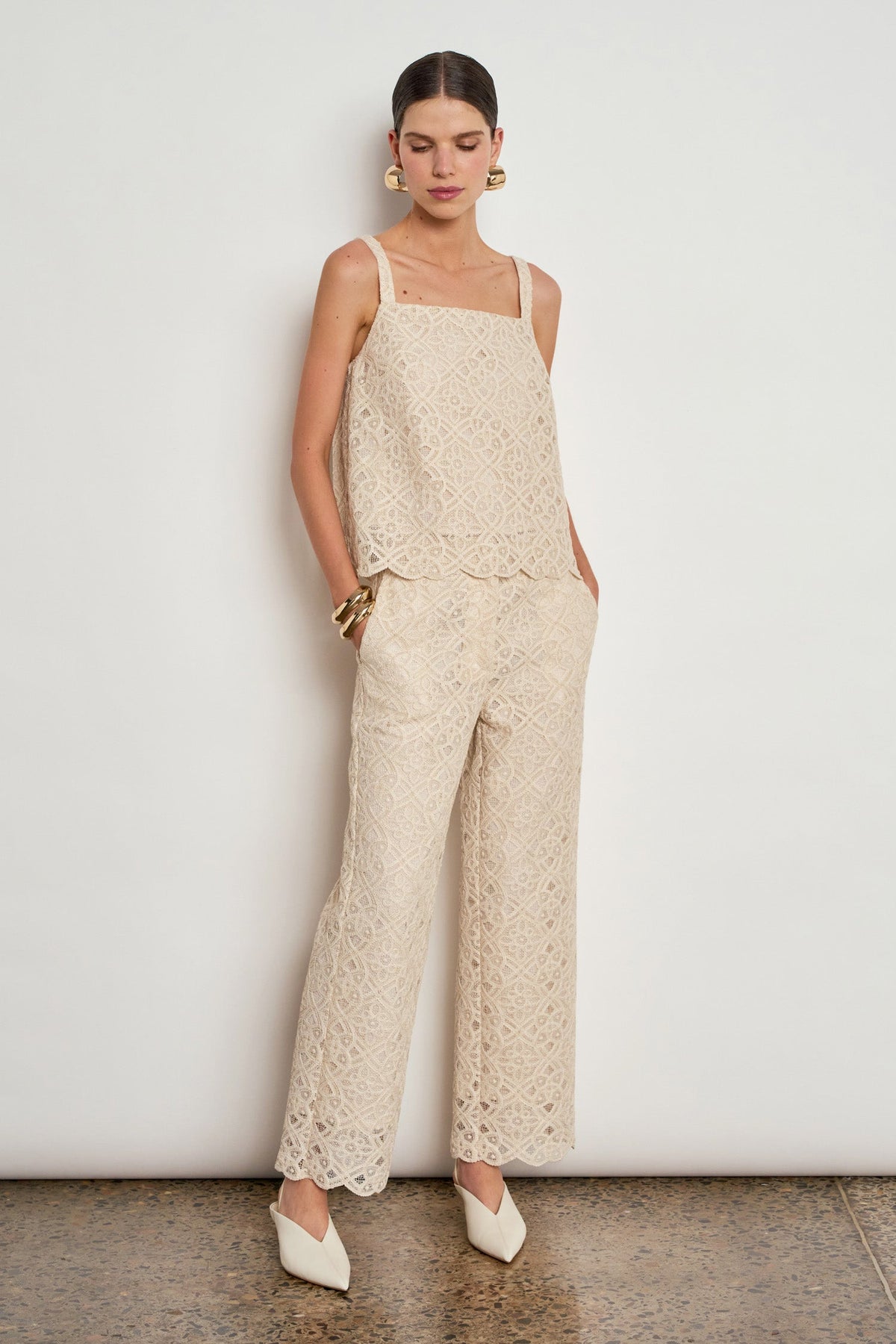 Zoe Kratzmann Direct Pant in Ecru