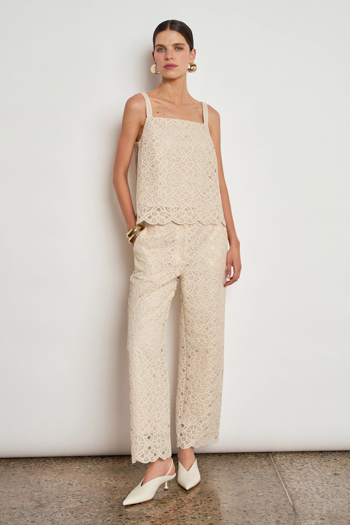 Zoe Kratzmann Direct Pant in Ecru