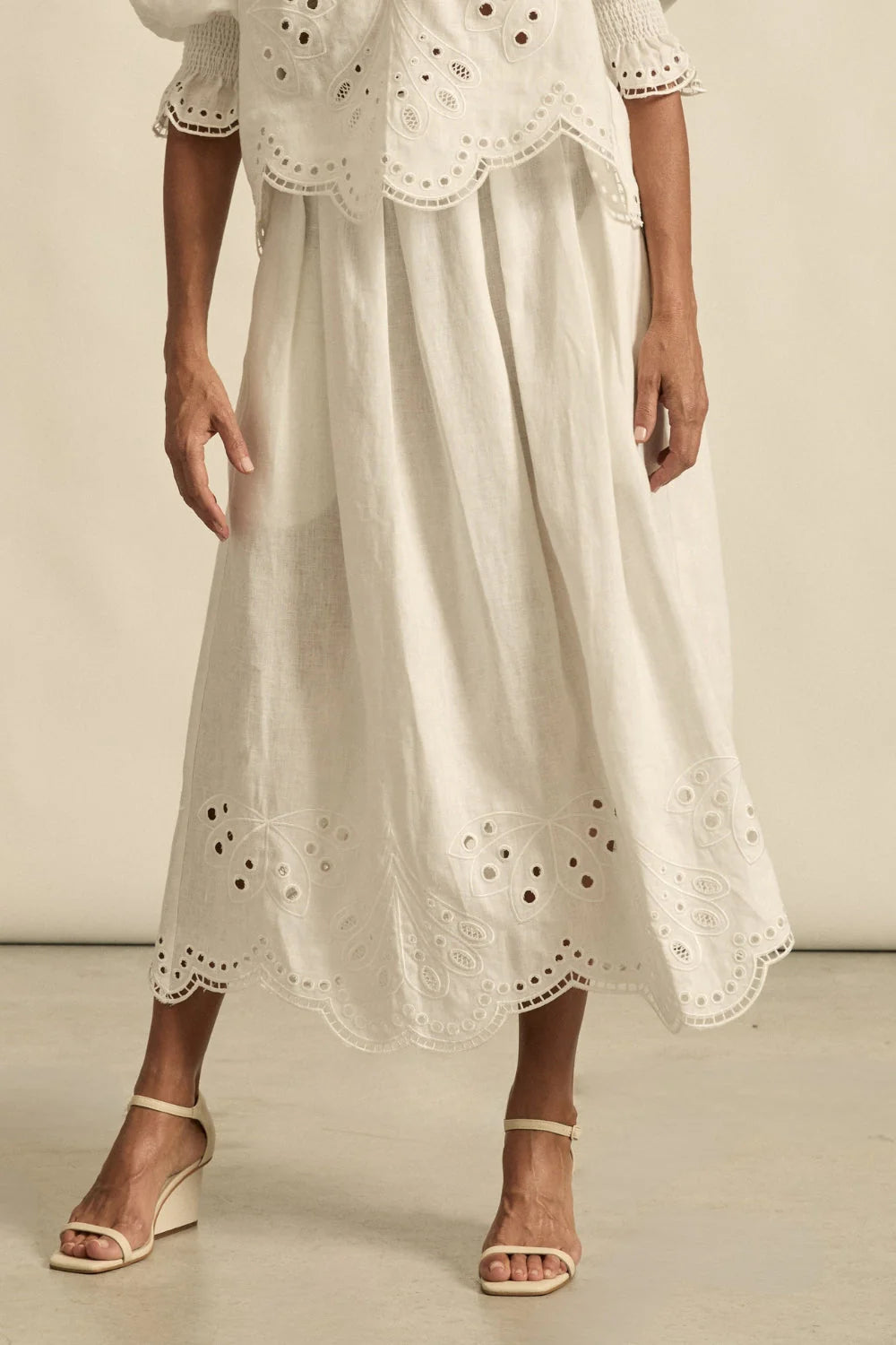 Zoe Kratzmann - Jetty Skirt - Porcelain