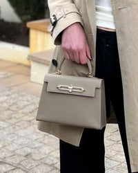 Anna Leather Satchel Bag