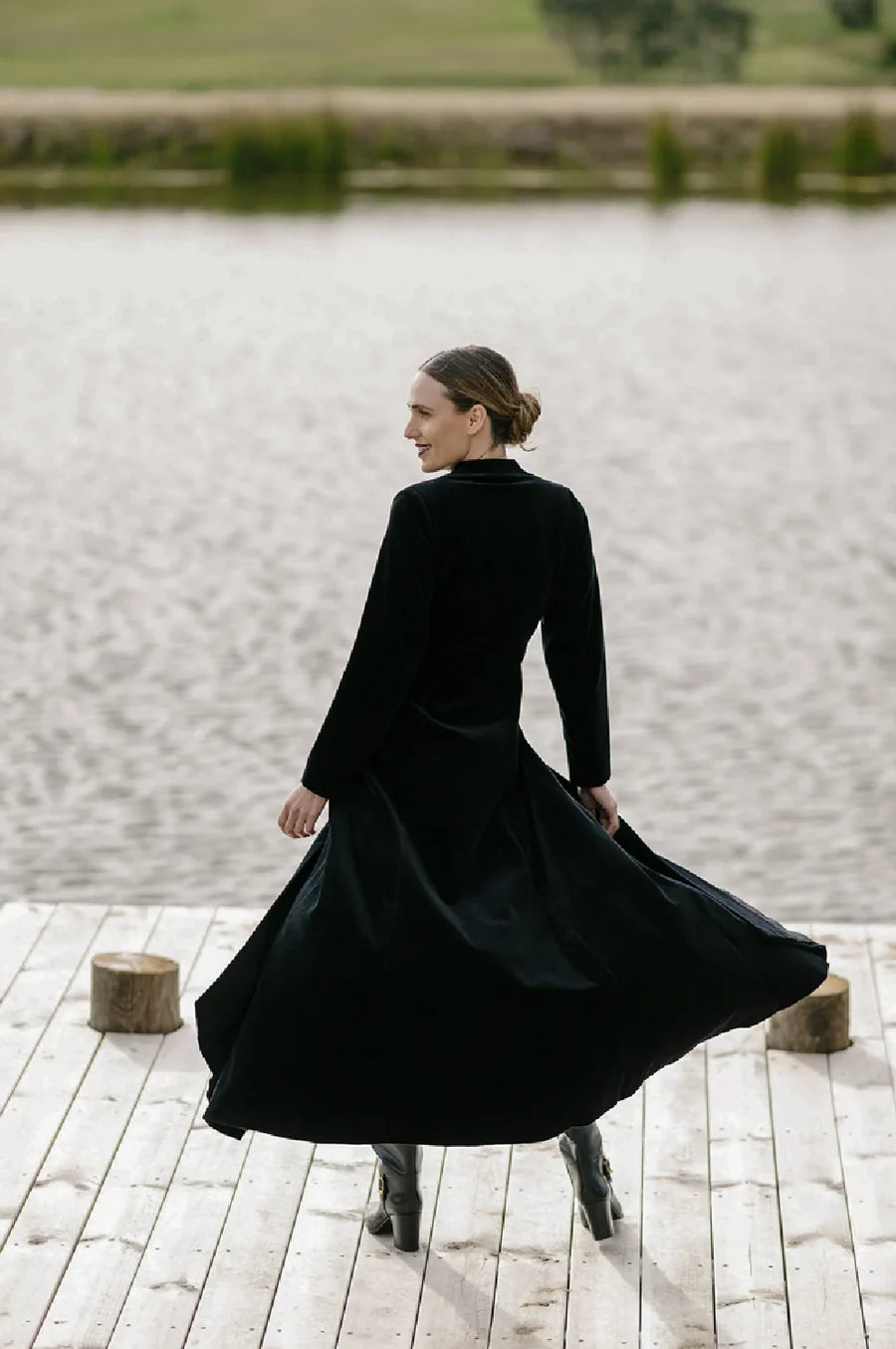 M.A Dainty - Stocker Long Velvet Coat