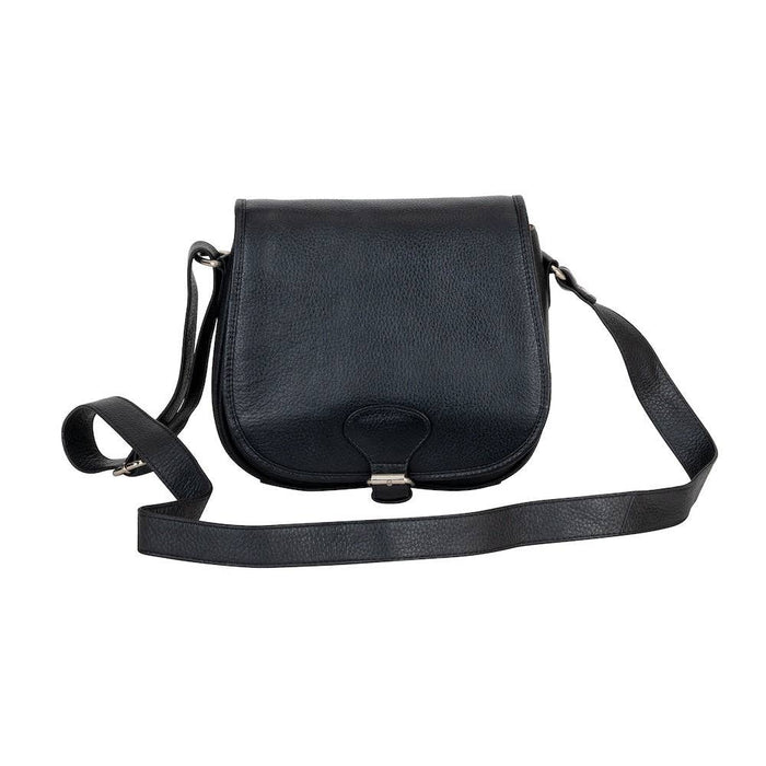 Wildera Leather “Lennon” Crossbody Bag – Full-Grain Leather Shoulder Bag