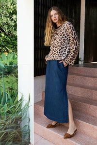 The Dreamer Label - Leopard Knit Sweater Jumper