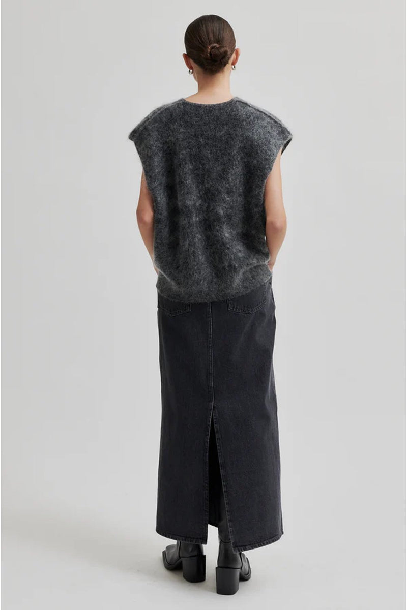 Second Female - Camryn Knit Vest Volcanic Ash