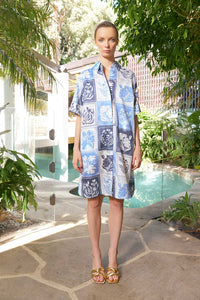 The Dreamer Label - Kiara Botanical Dress Denim