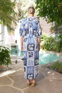 The Dreamer Label - Taylor Botanical Blouse Denim