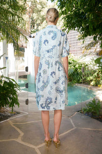 The Dreamer Label - Tilda Woodstock Dress - Ocean