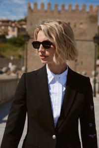 Americana Embroidered Rocker Detailed Blazer