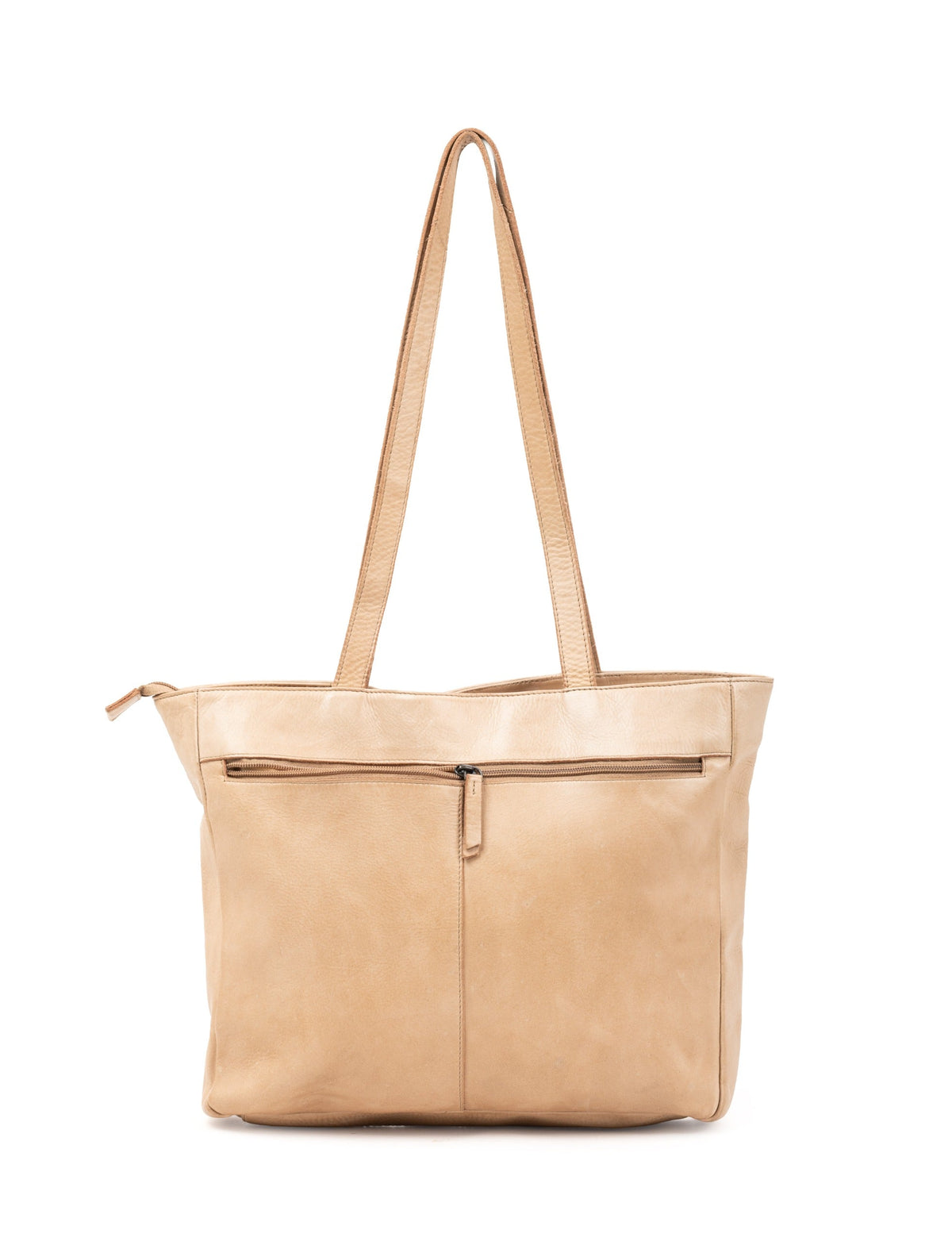 Serenade Toowoomba woven tote in taupe, alternate view