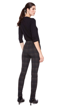 UP - Dark Plaid Ponte Pant 68659