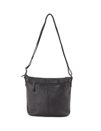 Serenade Coogee cross body bag in black, detail
