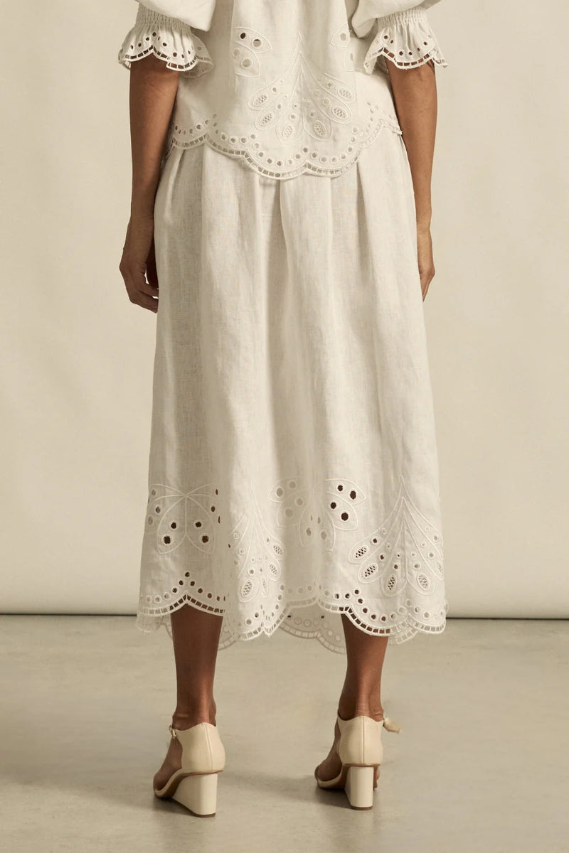 Zoe Kratzmann - Jetty Skirt - Porcelain