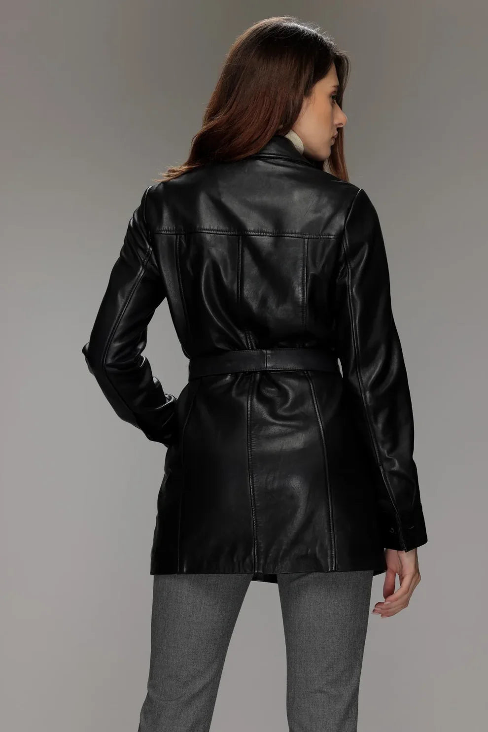 Saundryn Leather Jacket -  Black