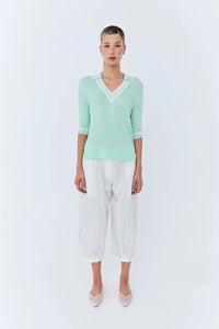 Eder by Anna - Michèle Polo Knit in Mint
