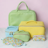 Hanging Cosmetic Bag - Herringbone