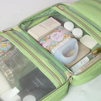 Hanging Cosmetic Bag - Herringbone