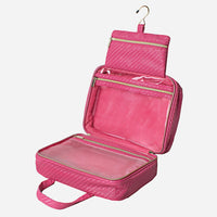 Hanging Cosmetic Bag - Herringbone