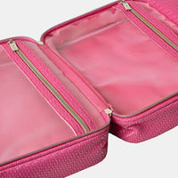 Hanging Cosmetic Bag - Herringbone