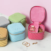 Mini Herringbone Jewelry Cube