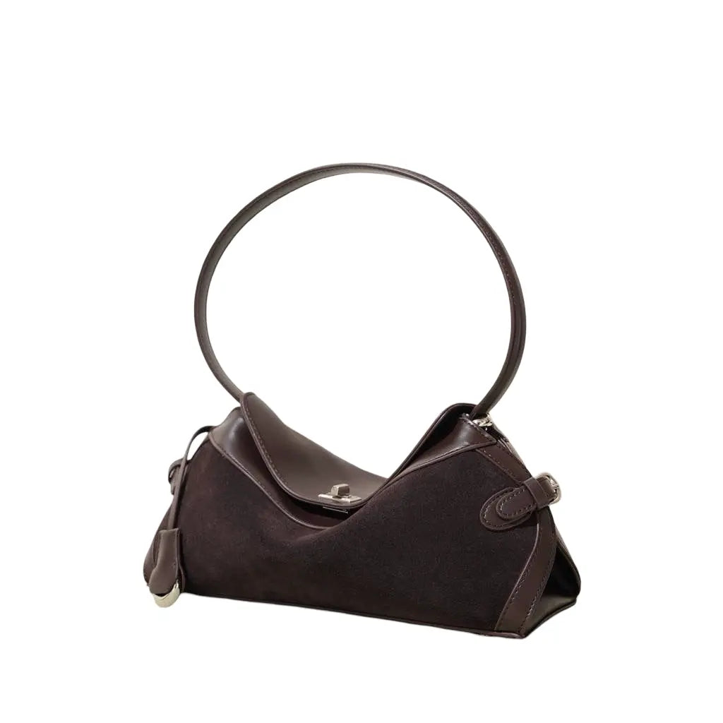 St Margaux Suede Leather Bag