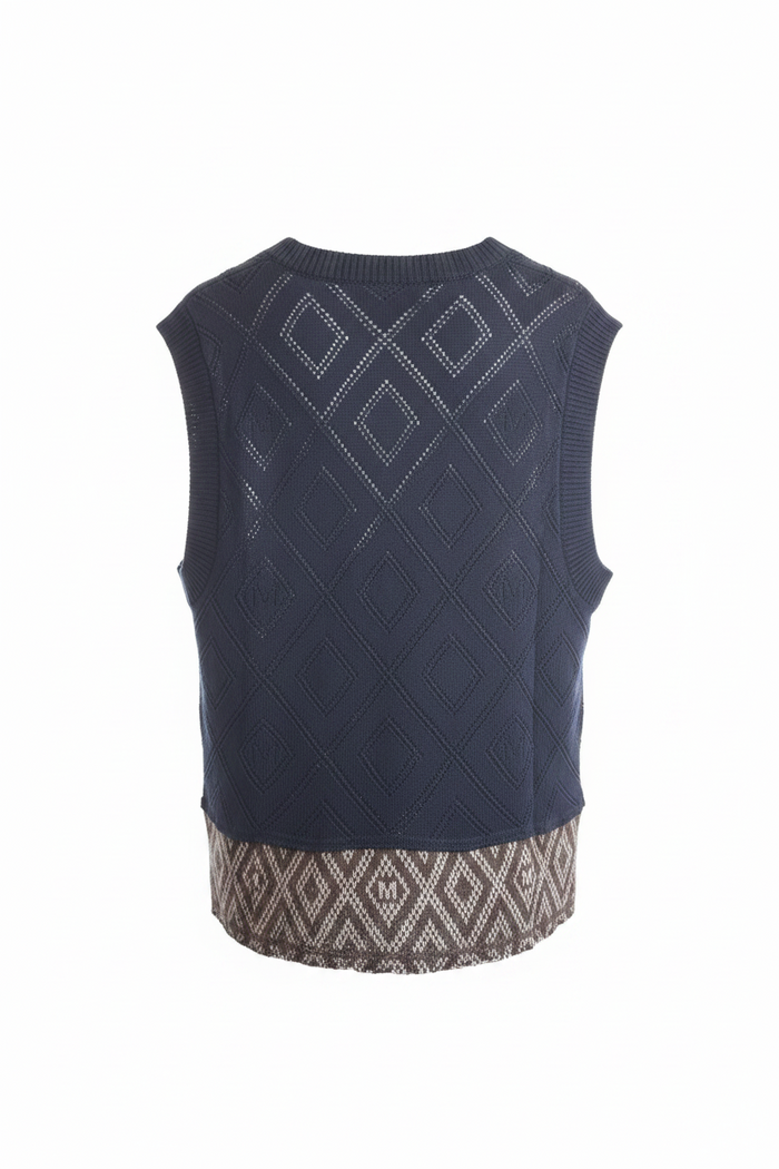 M.A. Dainty Easy — Navy & Brown