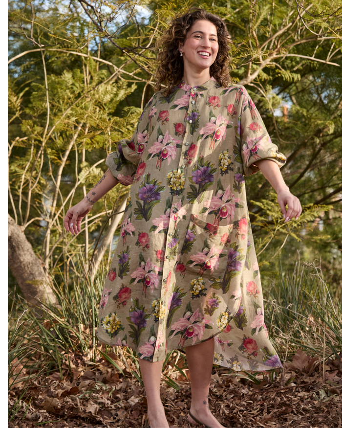 M.A Dainty - Botanist Shirt Dress - Prue