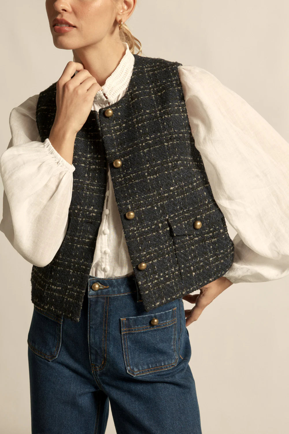 Zoe Kratzmann - Hush Vest - Midnight Check