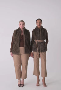 Once Was - Hazel Faux Fur Vest