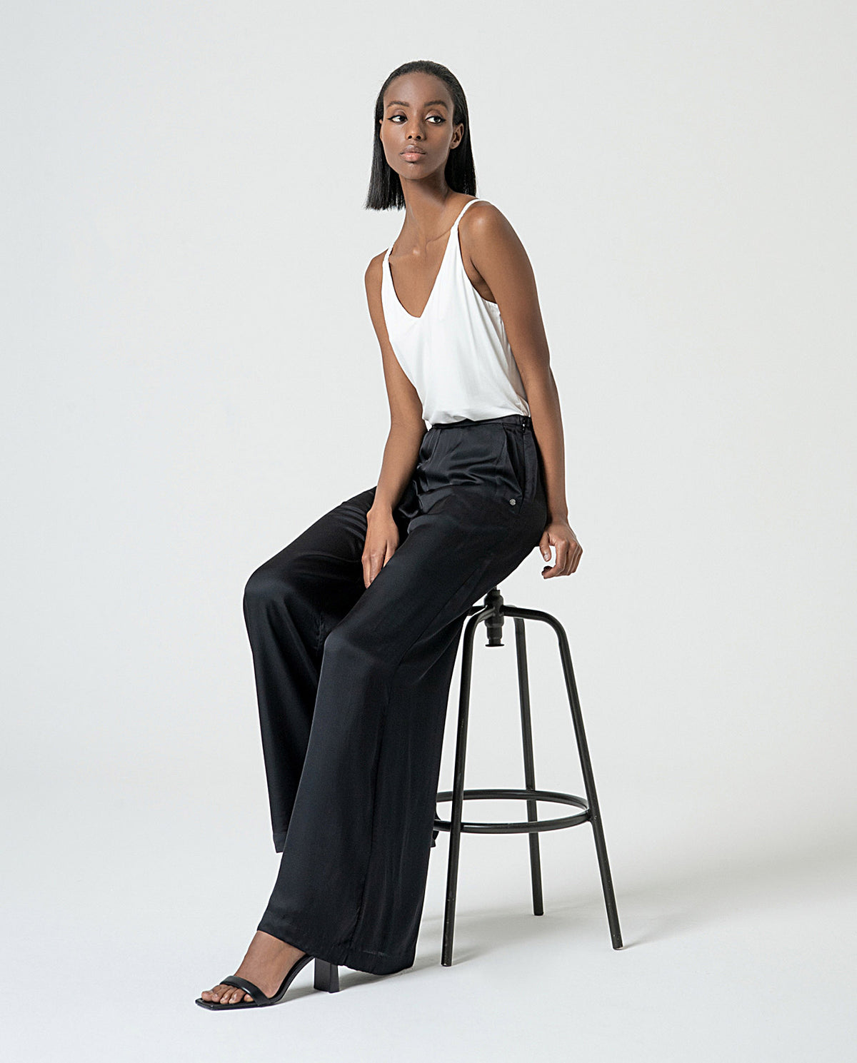 Plain bamboo V Neck Cami