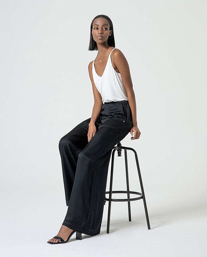 Plain bamboo V Neck Cami