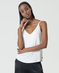 Plain bamboo V Neck Cami