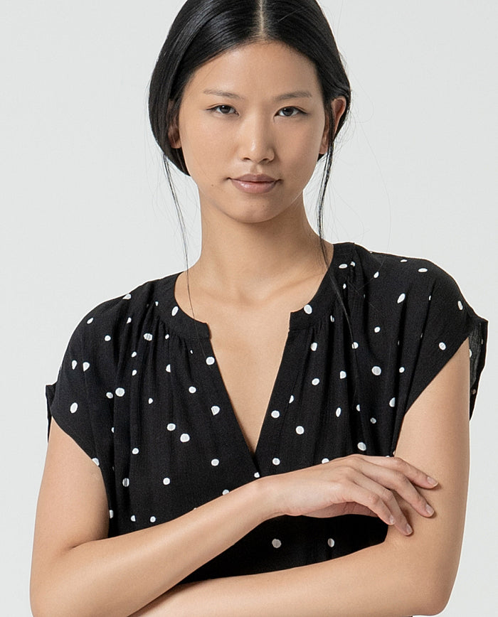 Surkana Polka Dot Blouse