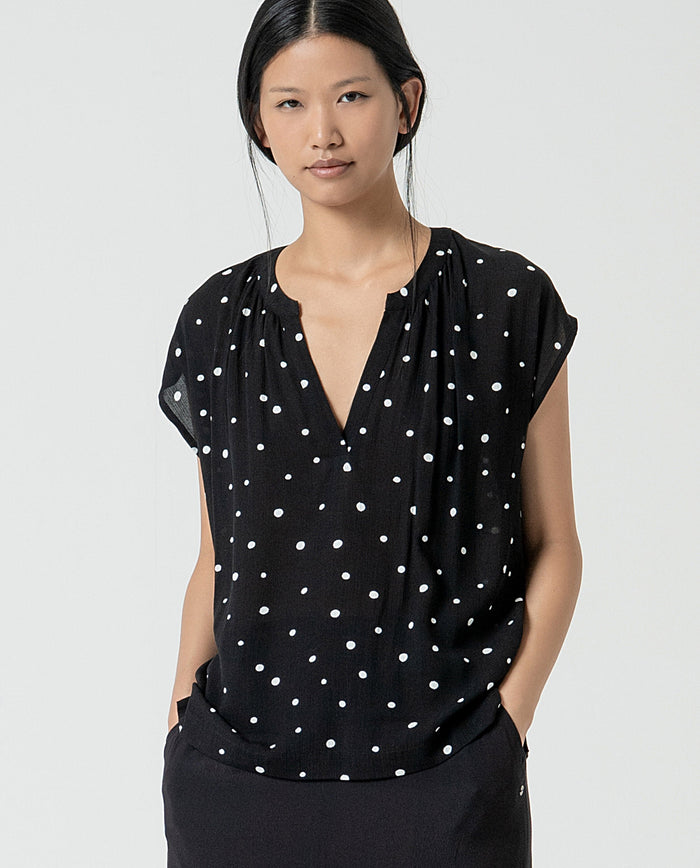 Surkana Polka Dot Blouse