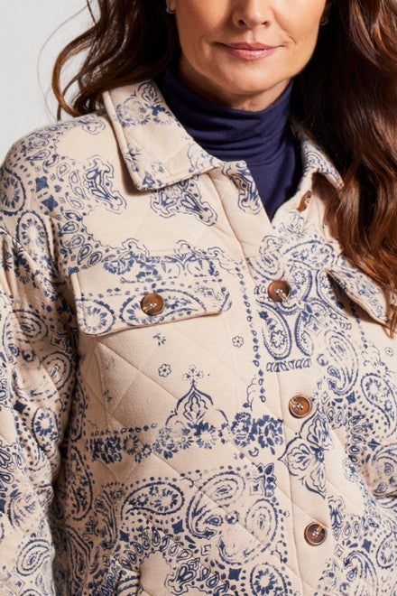 Quilted Jacket - Blue Sky
