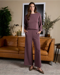 Surkanka - Modal Oversize T-Shirt in Blueberry