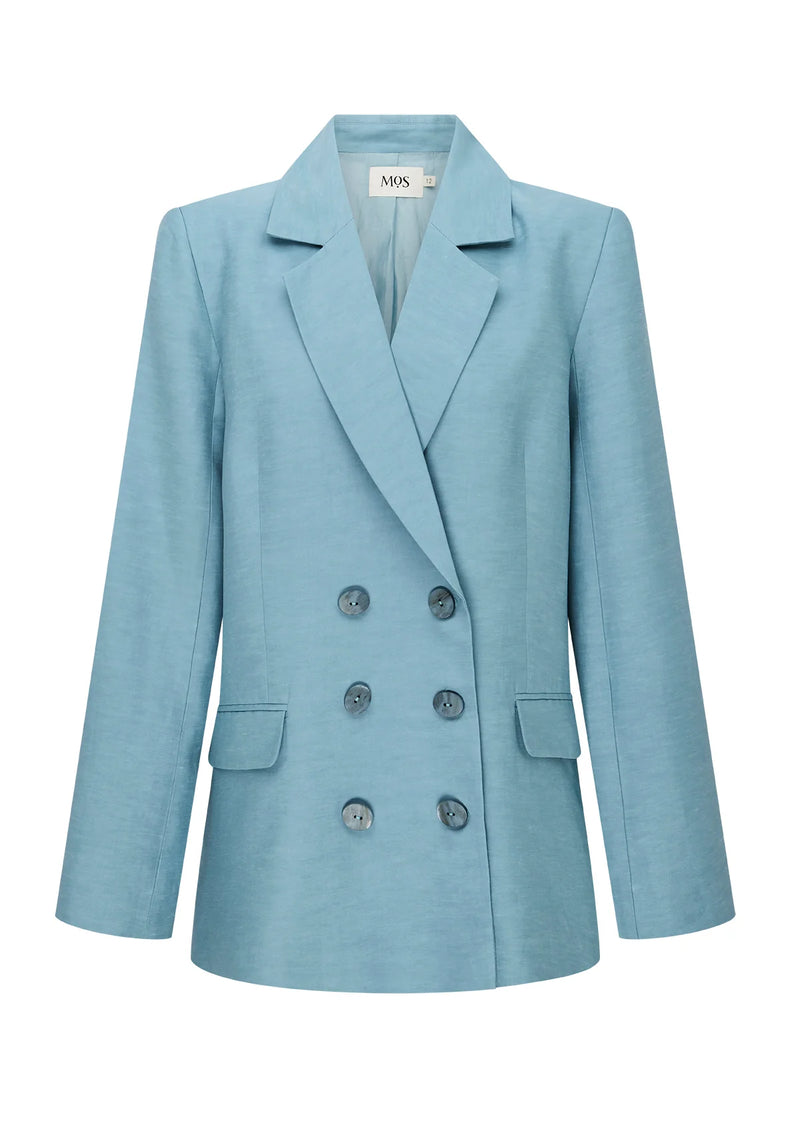 Mos the Label - Serafina Linen Blazer - Seafoam
