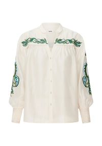 Mos the Label - Porto Embroidery Blouse