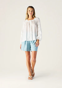 Mos the Label - Serafina Linen Short - Seafoam