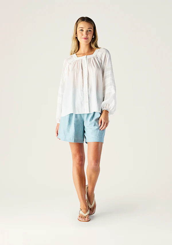 Mos the Label - Serafina Linen Short - Seafoam