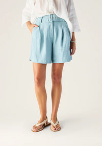 Mos the Label - Serafina Linen Short - Seafoam